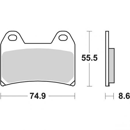 PASTIGLIA FRENO ANT. KTM Duke L (F9703UA) 890 21/22