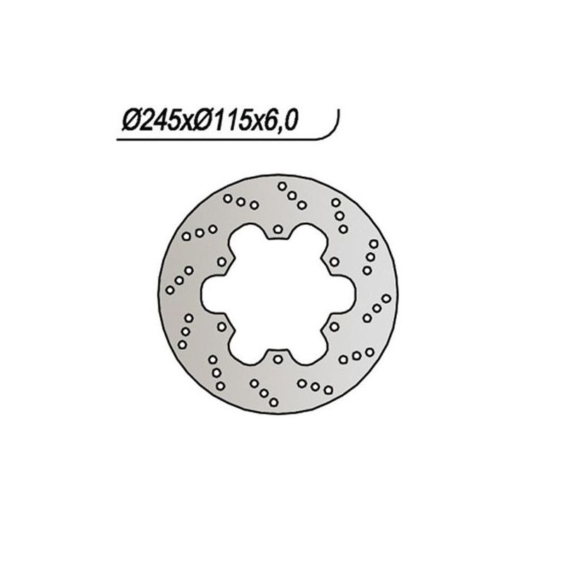 DISCO FRENO POST. LAVERDA Sport/Formula 750 97/01