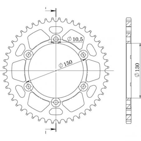 CORONA AL P530-D39 MARVIC 6F (130-150-10,5) 0 00/00