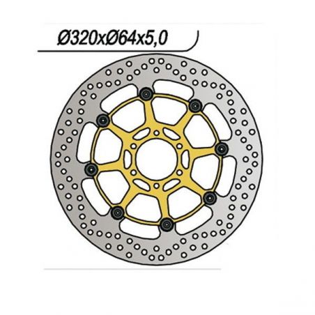 DISCO FRENO ANT. MOTO GUZZI V9 Roamer E4/E5 850 16/22