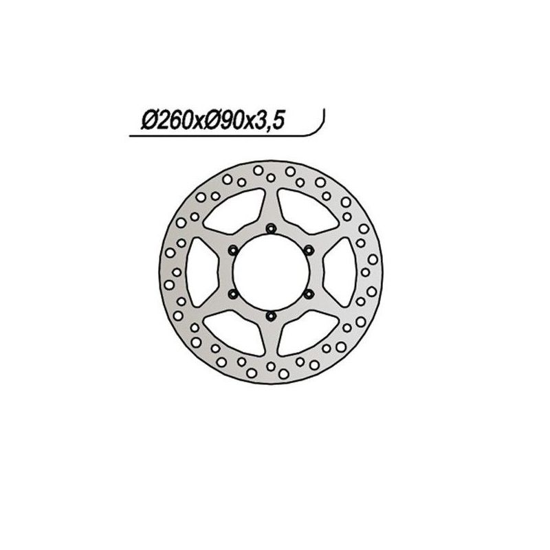 DISCO FRENO ANT. MOTOR HISPANIA City 50 03/03