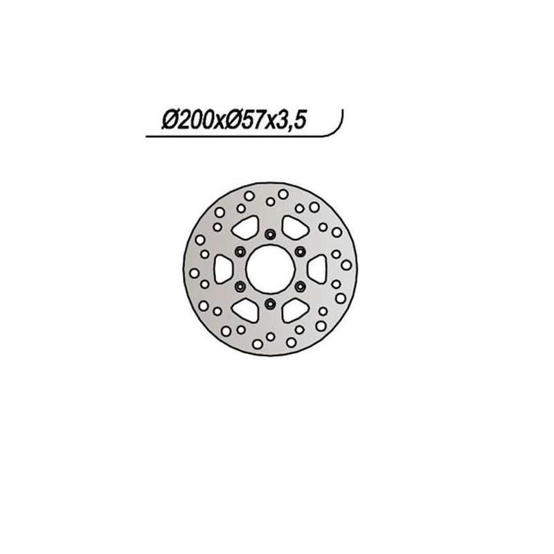DISCO FRENO POST. MOTOR HISPANIA City 50 03/03