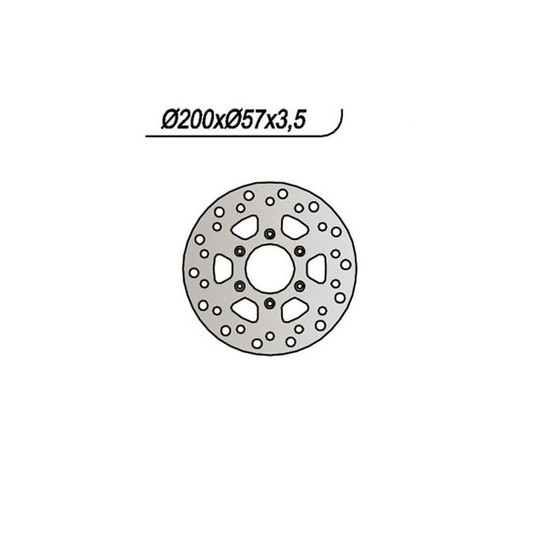 DISCO FRENO POST. MOTOR HISPANIA City 50 03/03