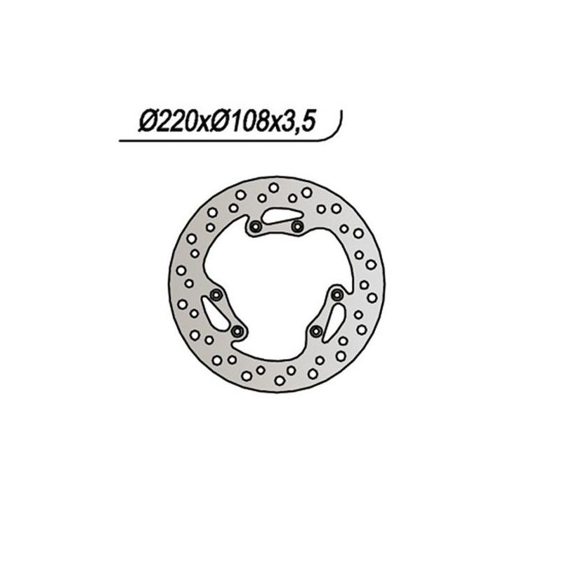 DISCO FRENO ANT. MOTOR HISPANIA Furia 50 02/02