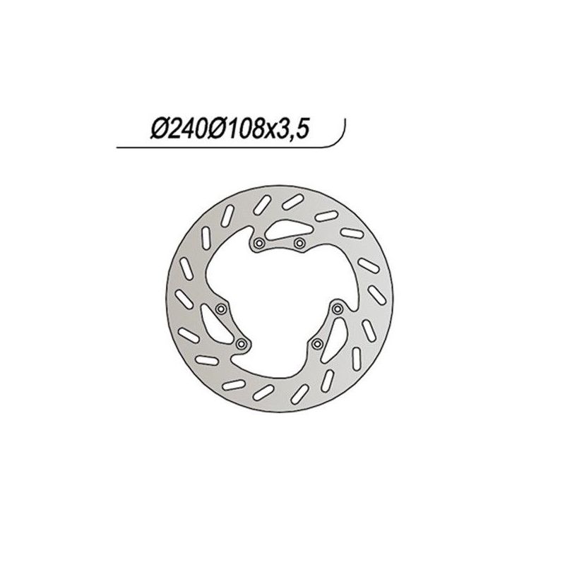 DISCO FRENO ANT. MOTOR HISPANIA Furia Euro 1 50 02/02