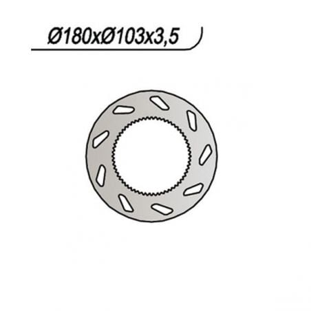 DISCO FRENO POST. MOTOR HISPANIA Furia Supermotard 50 97/01