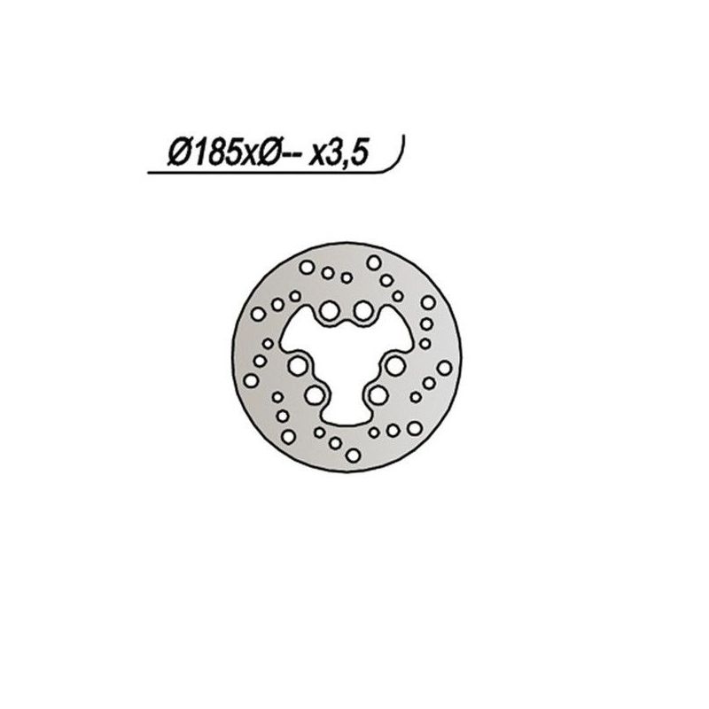 DISCO FRENO POST. MOTOR HISPANIA Rolling Bull 50 97/97