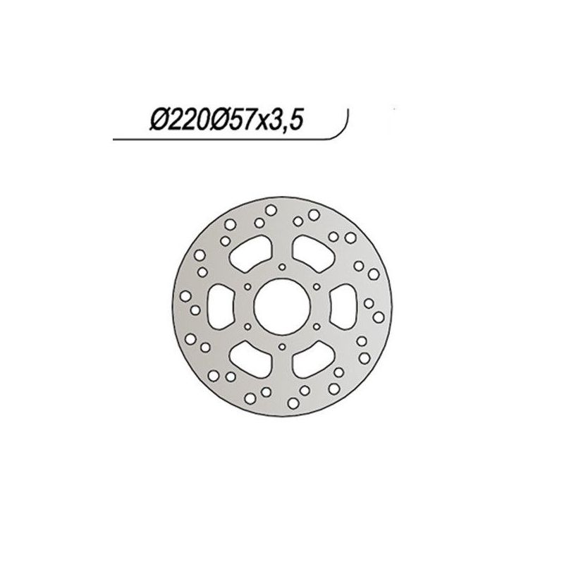 DISCO FRENO POST. MOTOR HISPANIA RX Super Racing L.C. 50 00/03