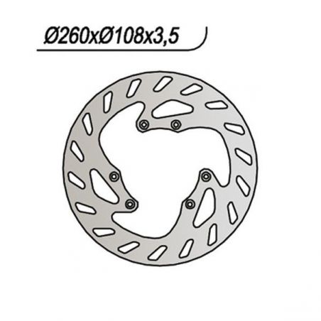 DISCO FRENO ANT. MOTOR HISPANIA RYZ 125 02/02