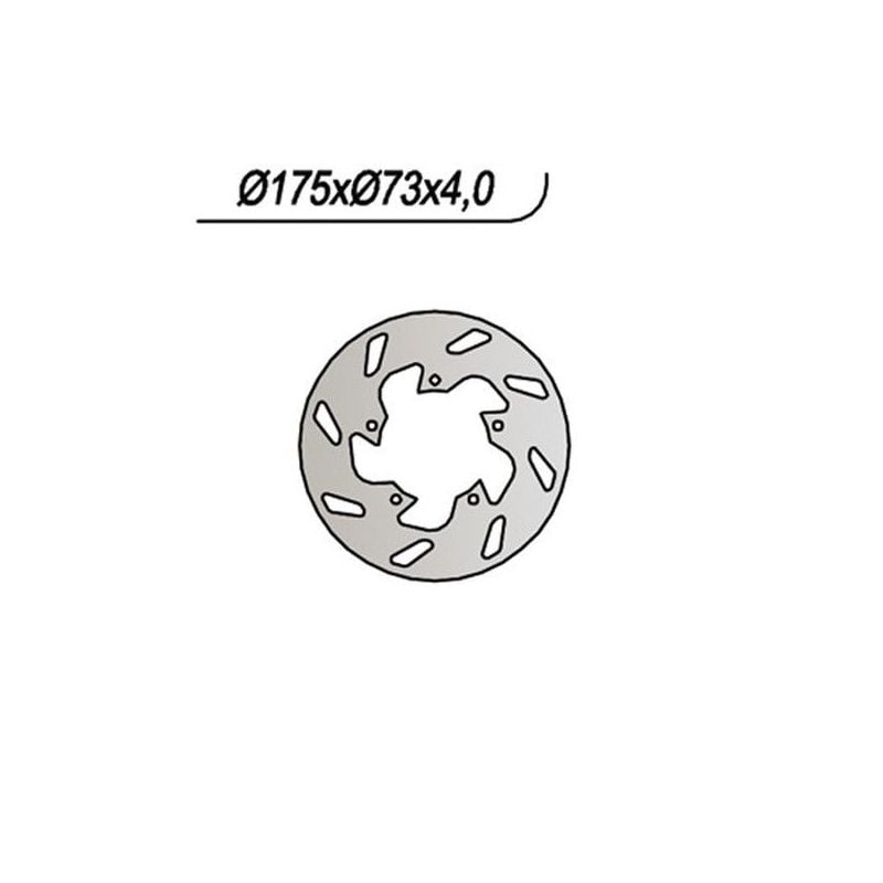 DISCO FRENO POST. PIAGGIO NRG POWER H2o NO ABS E4 50 18/20