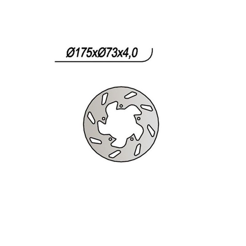DISCO FRENO POST. PIAGGIO NRG POWER H2o NO ABS E4 50 18/20
