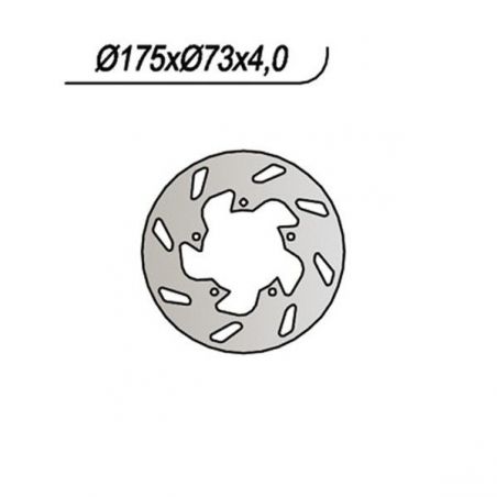 DISCO FRENO POST. PIAGGIO NRG POWER H2o NO ABS E4 50 18/20