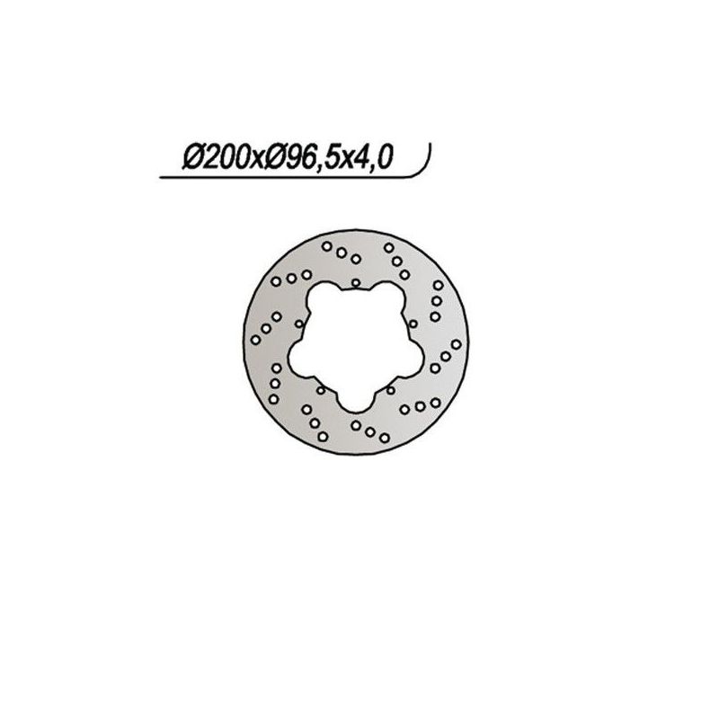 DISCO FRENO ANT. PIAGGIO Vespa LX 2T 50 05/08