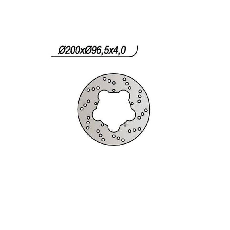 DISCO FRENO ANT. PIAGGIO Vespa Primavera 2T 50 13/17