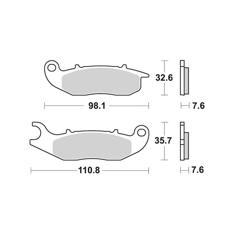 PASTIGLIA FRENO ANT. PIAGGIO Liberty E5 150 15/19