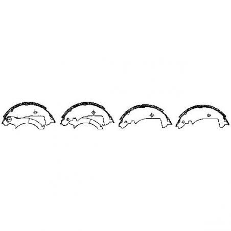 CEPPI FRENO ANT.-POST. DX-SX (SET) PIAGGIO Ape MP 550 (MPA1T) fori stretti 190 67/72