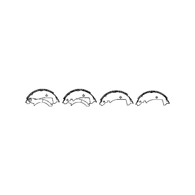 CEPPI FRENO ANT.-POST. DX-SX (SET) PIAGGIO Ape P 601 (MPM1T) fori stretti 190 78/96