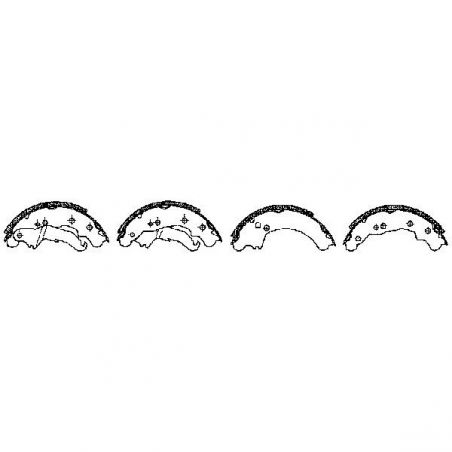CEPPI FRENO ANT.-POST. DX-SX (SET) PIAGGIO Ape TM P 602 Benzina (ATM1T) 220 82/83