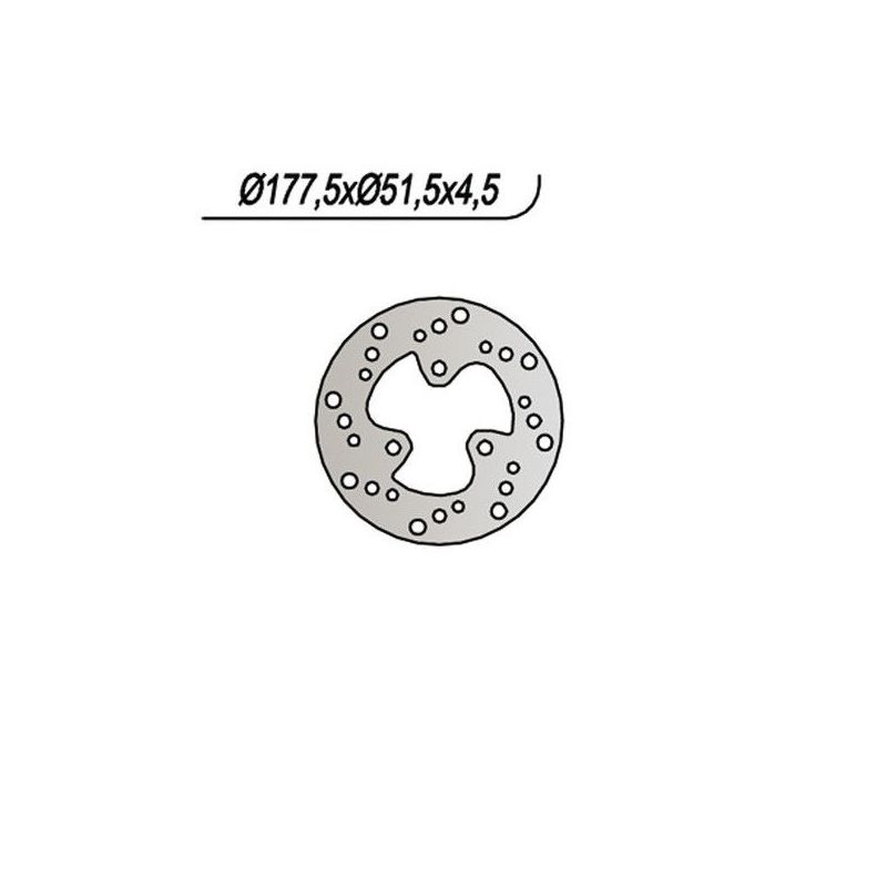 DISCO FRENO POST. POLARIS Trail Boss 330 03/04