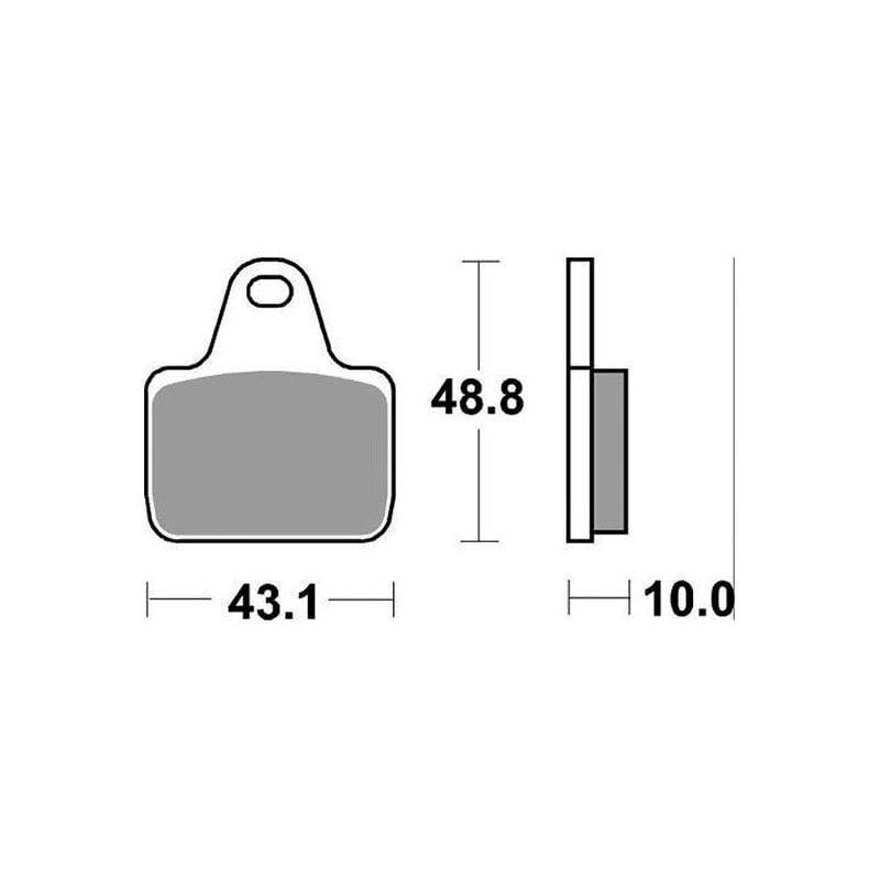 PASTIGLIA FRENO PVM 4 Pastiglie 0 00/00