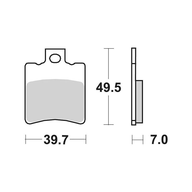 PASTIGLIA FRENO ANT. QUADRO Quadro D - Quadro 3 350 12/15