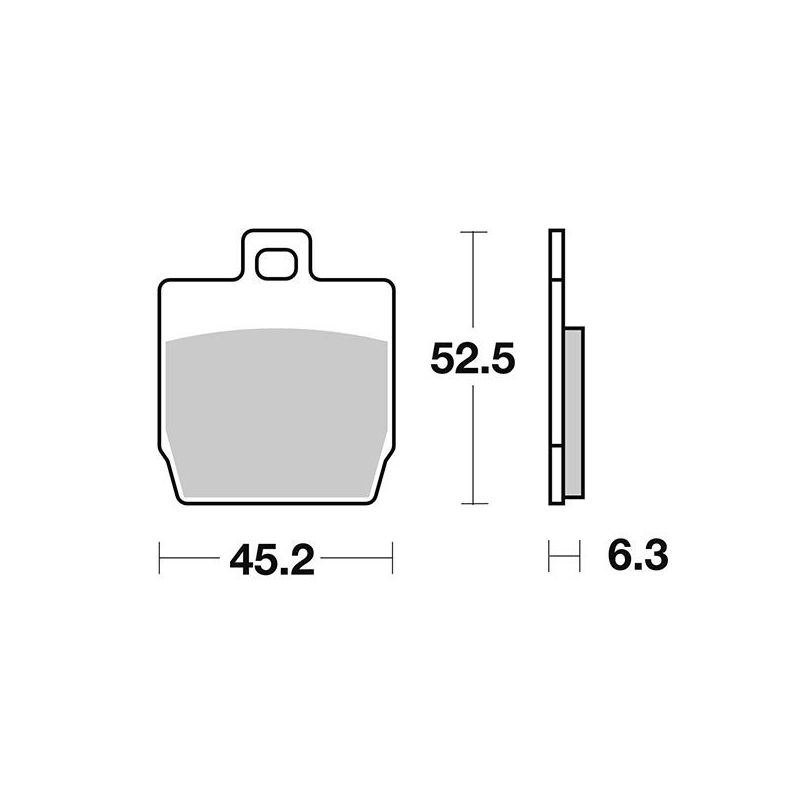 PASTIGLIA FRENO ANT. QUADRO Quadro D - Quadro 3 350 12/15