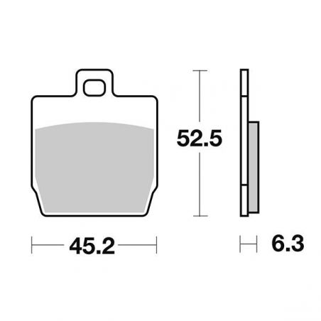 PASTIGLIA FRENO ANT. QUADRO Quadro D - Quadro 3 350 12/15