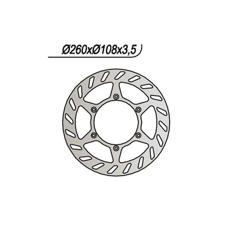 DISCO FRENO ANT. RIEJU RJ Spike Supermotard 50 01/01
