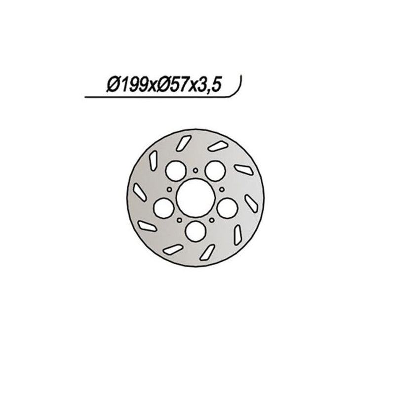 DISCO FRENO POST. RIEJU RS 1 Castrol Series 50 01/01