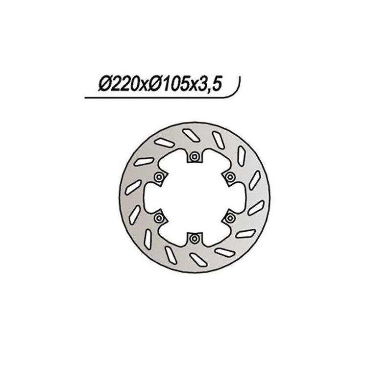 DISCO FRENO ANT. RIEJU RS 1 Evolution 50 97/98