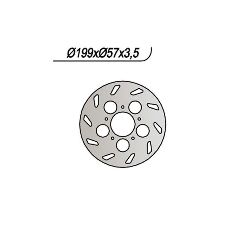DISCO FRENO POST. RIEJU RS 1 Evolution 50 99/01