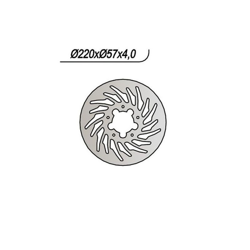 DISCO FRENO POST. RIEJU RS 2 Matrix 50 04/04