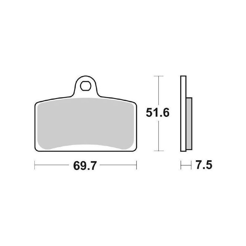 PASTIGLIA FRENO ANT. RIEJU RS3 LC 125 09/10