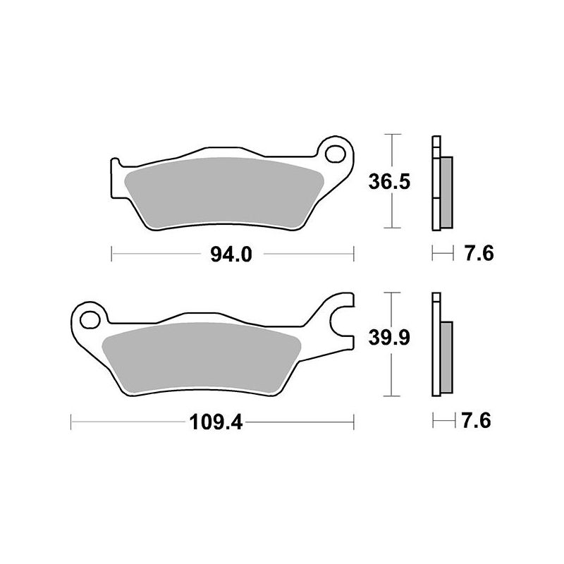 PASTIGLIA FRENO ANT. SUZUKI GSX-S 125 17/21