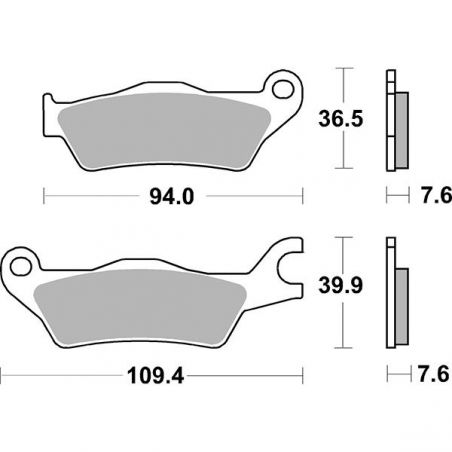 PASTIGLIA FRENO ANT. SUZUKI GSX-S 125 17/21
