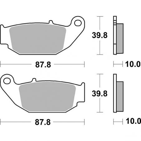 PASTIGLIA FRENO POST. SUZUKI GSX-S 125 17/21