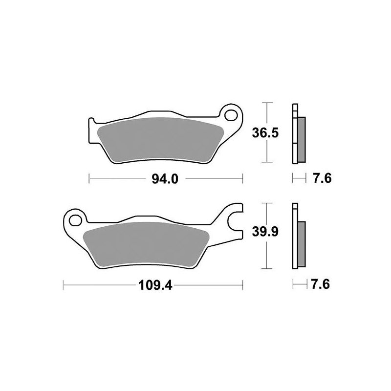 PASTIGLIA FRENO ANT. SUZUKI GSX-S 125 17/21