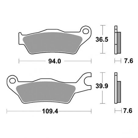 PASTIGLIA FRENO ANT. SUZUKI GSX-S 125 17/21