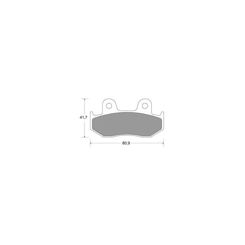 PASTIGLIA FRENO POST. SUZUKI AN Burgman 250 98/02
