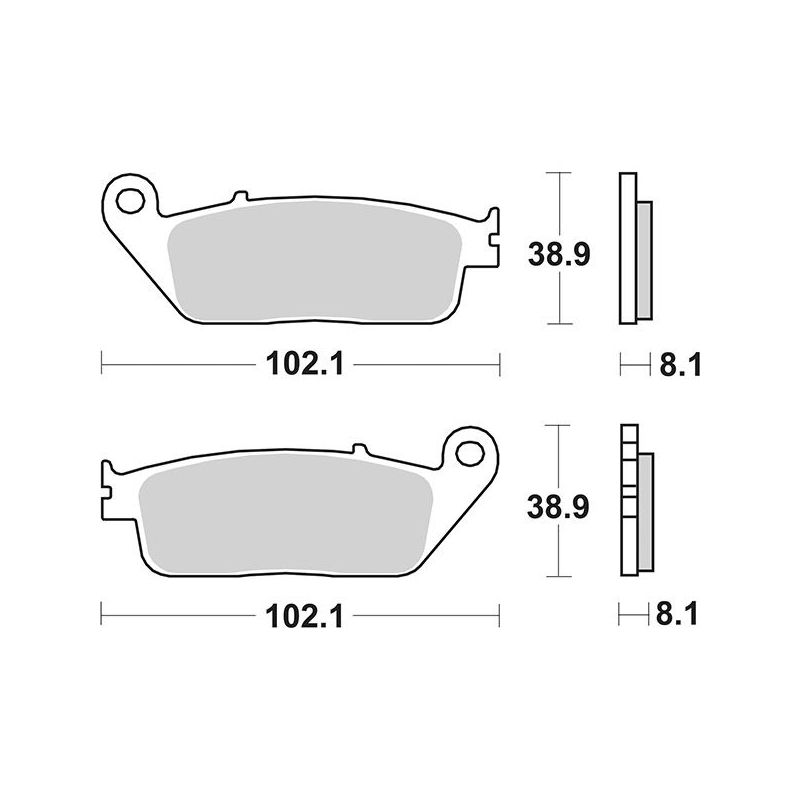 PASTIGLIA FRENO ANT. SUZUKI DL A V-Strom ABS 250 18/21