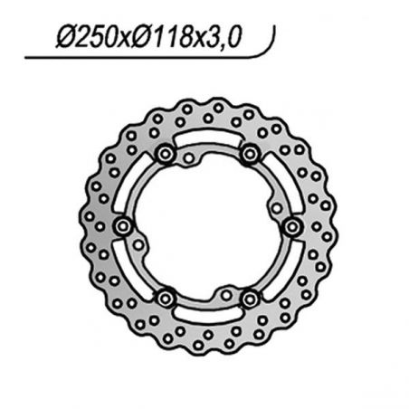 DISCO FRENO ANT. SUZUKI RMZ 4T 250 07/23