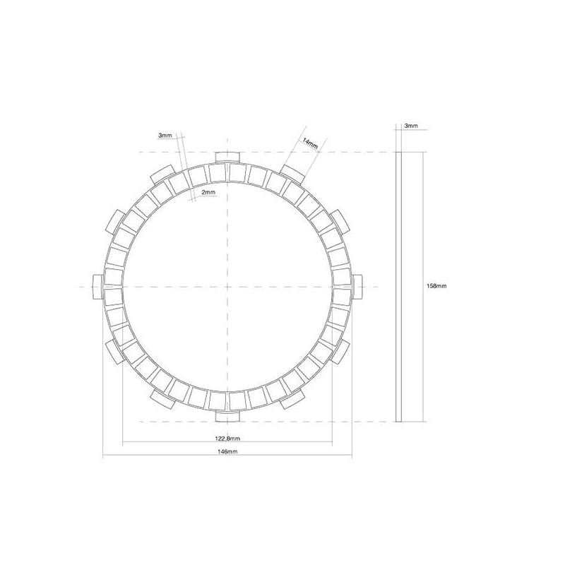 FRIZIONE DISCO SINGOLO GUARNITO SUZUKI SG Goose 250 92/92