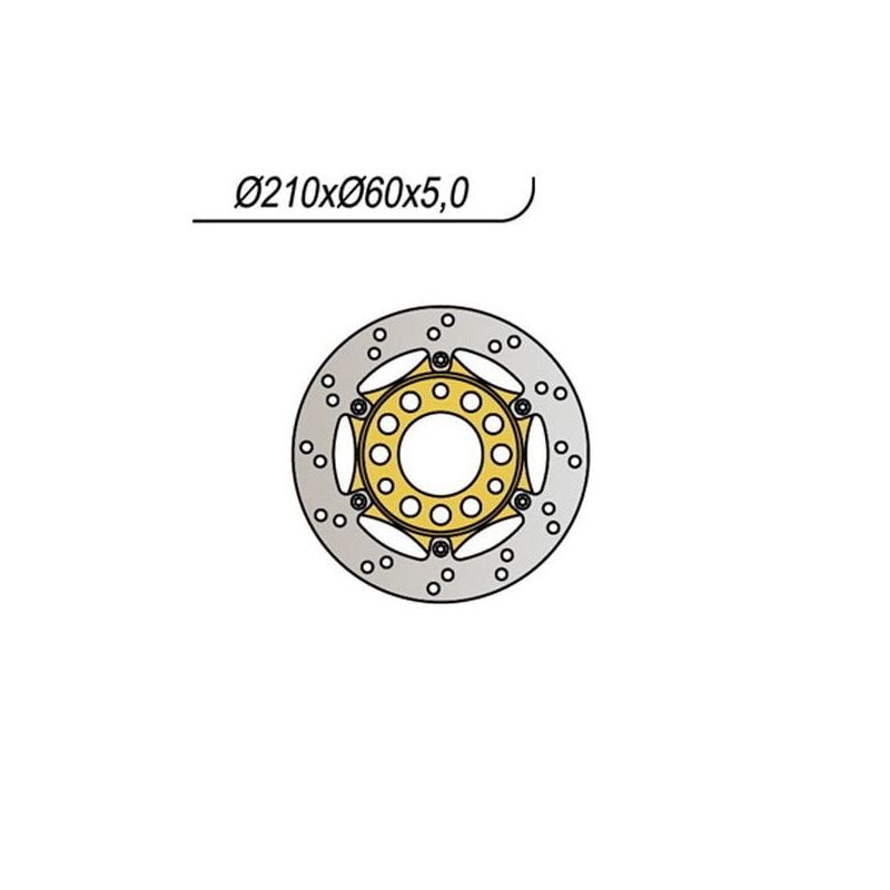 DISCO FRENO POST. SUZUKI AN Burgman 400 03/06