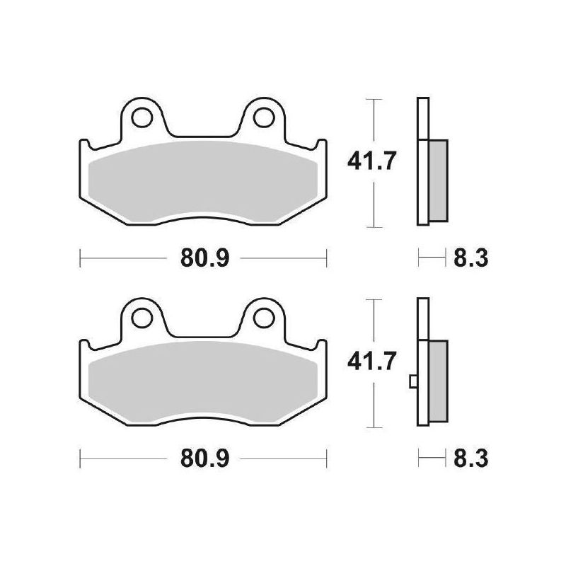 PASTIGLIA FRENO POST. SUZUKI AN Burgman 400 03/06