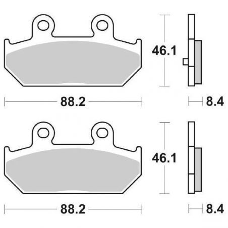 PASTIGLIA FRENO POST. SUZUKI AN Burgman 400 18/23