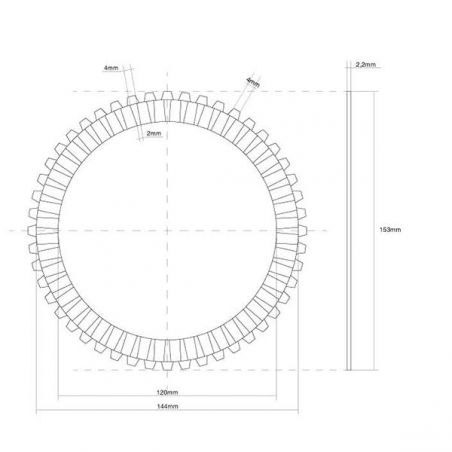 FRIZIONE DISCO SINGOLO GUARNITO SUZUKI GSX F 600 94/97