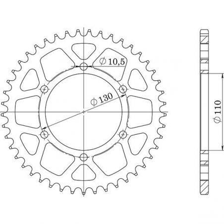 CORONA S AC P525-D43 SUZUKI GSX-R (L1/L2/L3/L4/L5/L6/L7) 600 11/17