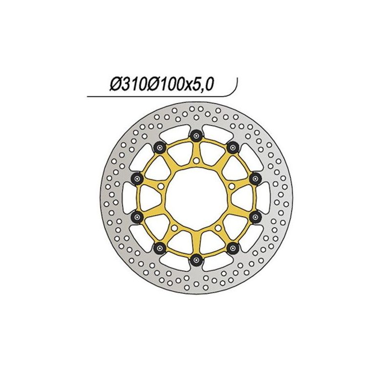 DISCO FRENO ANT. DX-SX SUZUKI GSX-R (K6/K7) 750 06/07