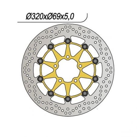 DISCO FRENO ANT. DX-SX SUZUKI GSX-R (T/V/W/X) 750 96/99
