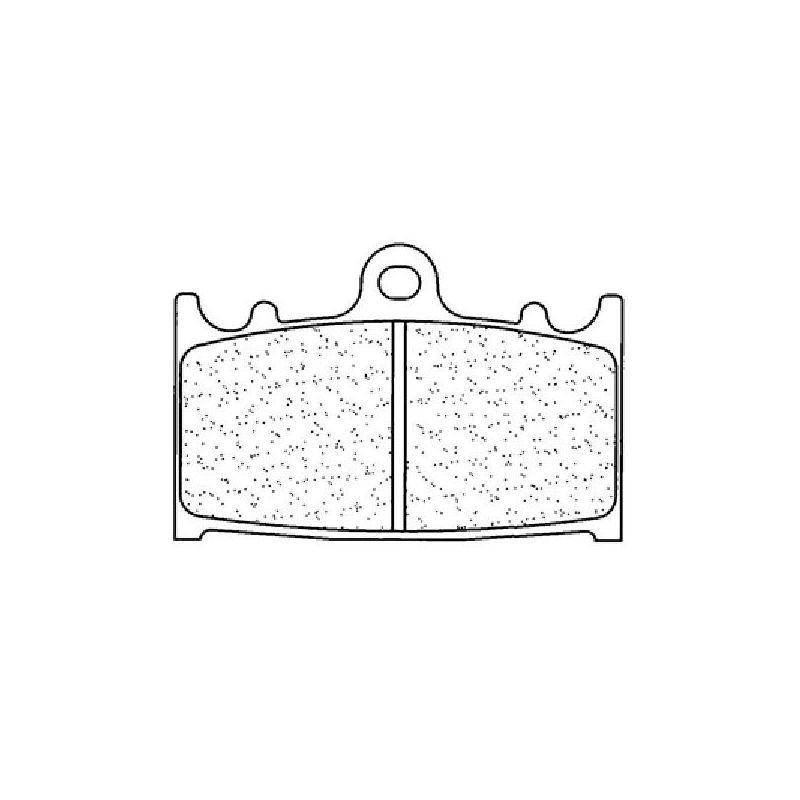 PASTIGLIA FRENO ANT. DX-SX SUZUKI GSX-R (Y/K1/K2/K3) 750 00/03
